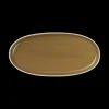 aperitifteller, oval, mocha