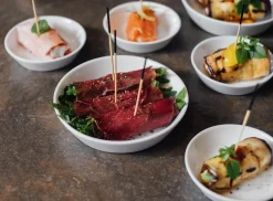 aperitifteller, rund