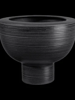 übertopf auf fuß, black