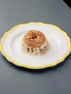 dessertteller mit fahne