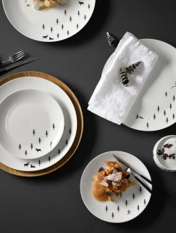 dessertteller, snow tracks