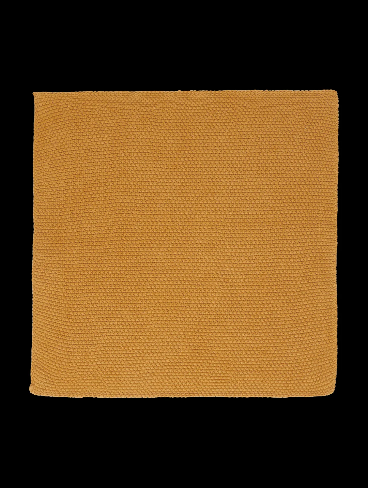 2er set baumwolltuch gestrickt, safran