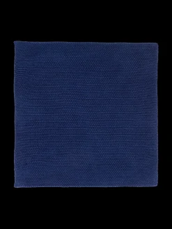 2er set baumwolltuch gestrickt,deep blue