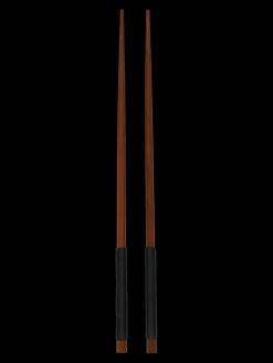 2er set stäbchen m. schwarzem nylongriff