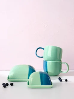 espressotasse, blueberry smoothie