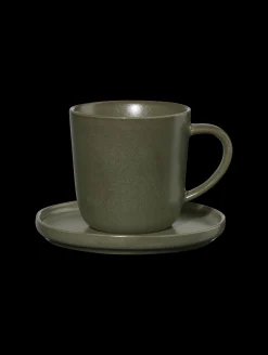 espressotasse mit unterteller, nori