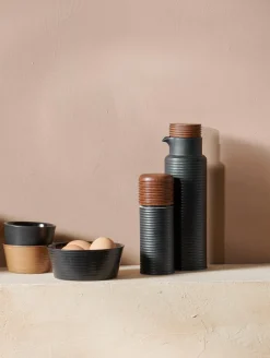 essig und ölflasche, black