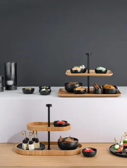 etagere 2-stufig, rechteckig