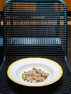 gourmetteller mit fahne