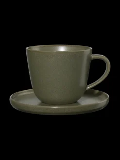 kaffeetasse mit unterteller, nori