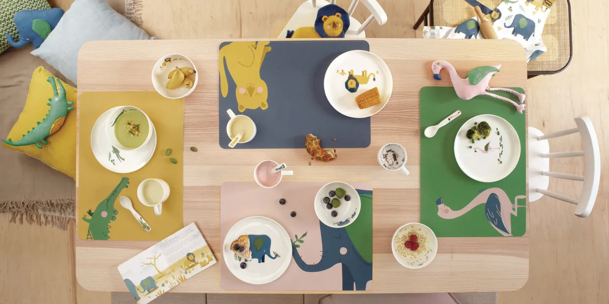 kindertischset, emma elefant