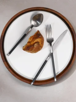 löffel, schwarzer griff