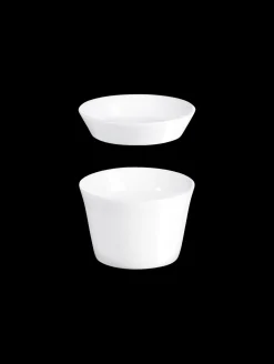 mini souffléform mit deckel, rund