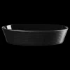ofenform oval, black