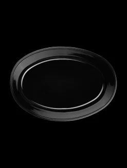 ofenform oval, black