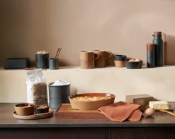 ofenform oval, brown