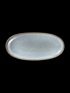 ovaler aperitifteller, denim