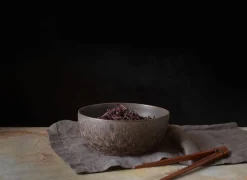 poké bowl, mangosteen