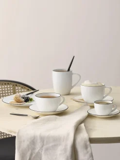 teekanne mit edelstahlsieb, ligne noire