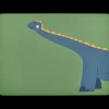 tischset, brontosaurus brutus
