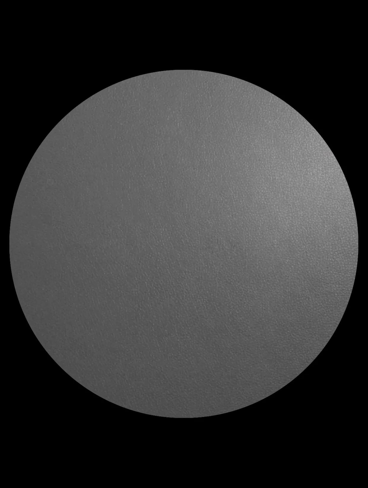 tischset rund, basalt