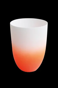 vase/windlicht, orange