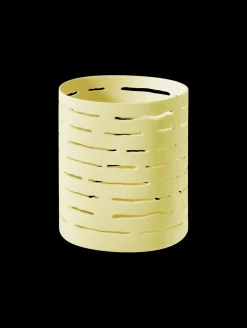 windlicht, gelb mit durchbrüc